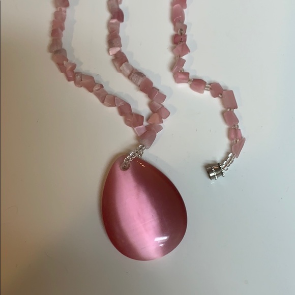 3piece set costume jewelry. Pink shells. - Picture 3 of 3